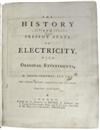 MEDICINE/SCIENCE  PRIESTLEY, JOSEPH. The History and Present State of Electricity, with Original Experiments . . . Second Edition. 1769